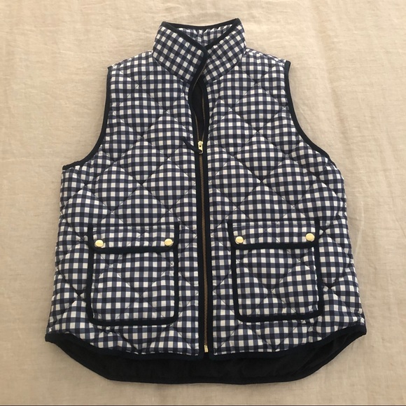 J. Crew Jackets & Blazers - J.Crew Gingham Vest